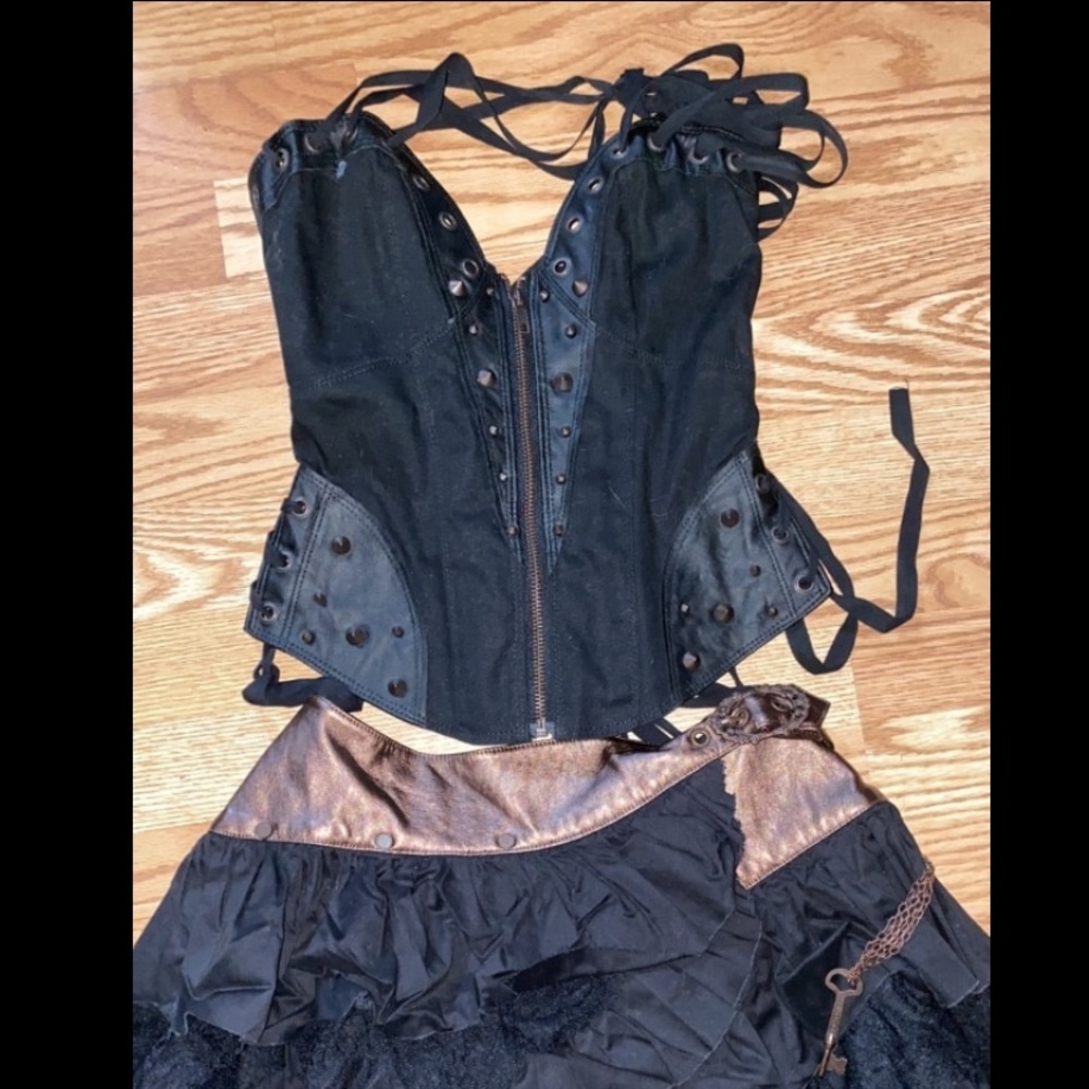LipService Steampunk Top and Skirt